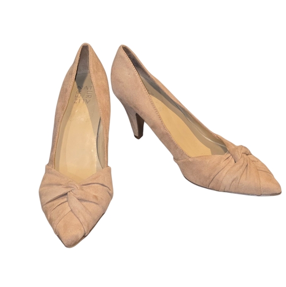 Naturalizer Beige Margret Faux Suede Pumps‎ Size 8.5 - Picture 1 of 10
